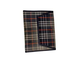 Burberry Navy Passport Cover